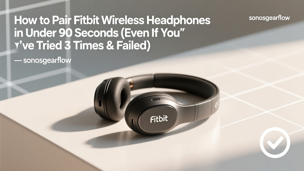 How to Pair Fitbit Wireless Headphones in Under 90 Seconds (Even If You’ve Tried 3 Times & Failed — Here’s the Exact Button Combo That Resets the Pairing Cache)