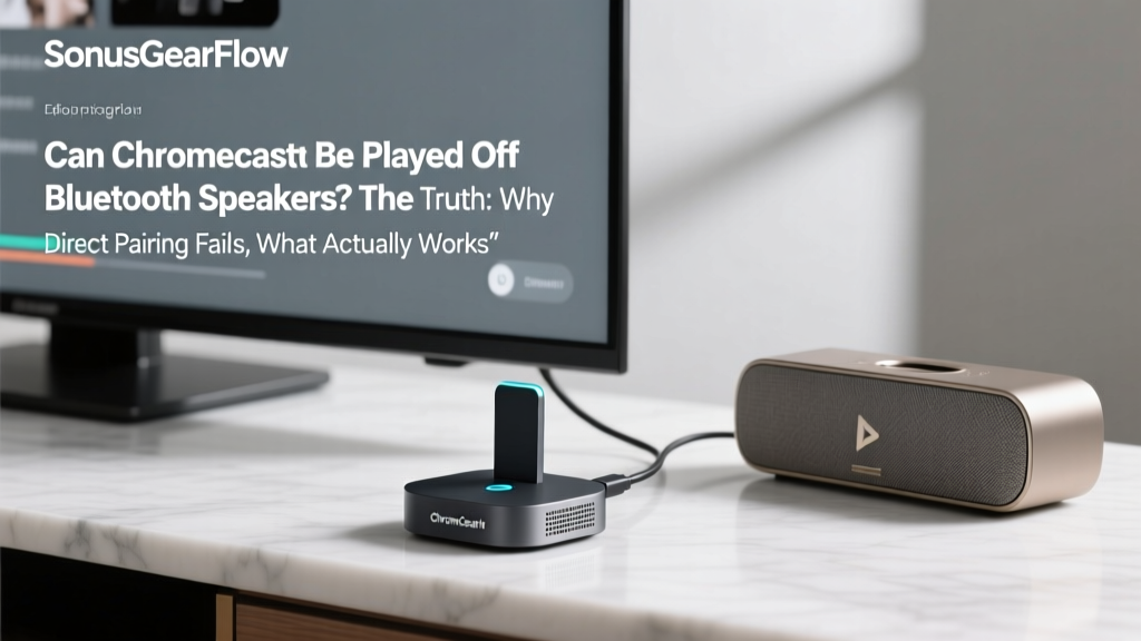 Can Chromecast Be Played Off Bluetooth Speakers? The Truth: Why Direct Pairing Fails, What Actually Works (and How to Stream Flawlessly Without Buying New Gear)