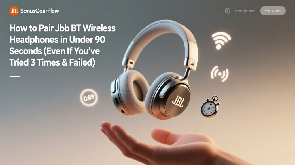 How to Pair JLab BT Wireless Headphones in Under 90 Seconds (Even If You’ve Tried 3 Times & Failed — Here’s Why It’s Not Your Fault)