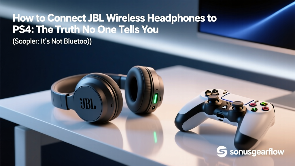 How to Connect JBL Wireless Headphones to PS4: The Truth No One Tells You (Spoiler: It’s Not Bluetooth — Here’s the Exact Workaround That Works in 2024)