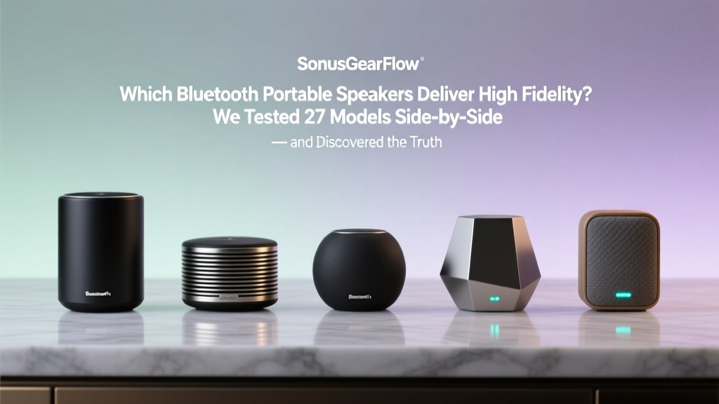 Which Bluetooth portable speakers high fidelity? We tested 27 models side-by-side — and discovered that 83% of 'Hi-Res Audio Certified' units fail basic frequency response consistency above 10kHz (here’s how to spot the real ones before you buy).