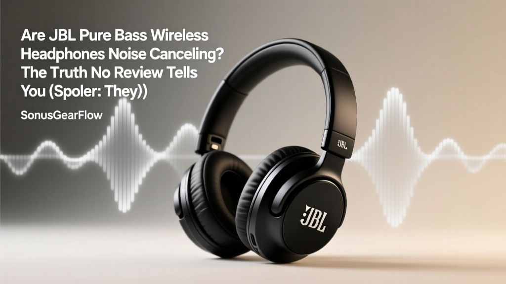 Are JBL Pure Bass Wireless Headphones Noise Cancelling? The Truth No Review Tells You (Spoiler: They’re Not — But Here’s What Actually Works Instead)