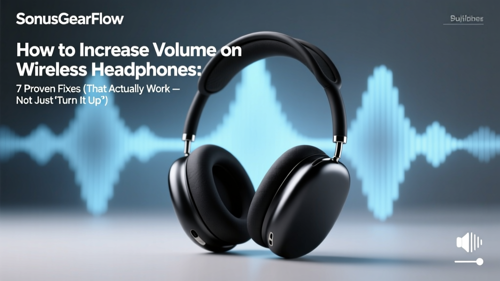 How to Increase Volume on Wireless Headphones: 7 Proven Fixes (That Actually Work — Not Just 'Turn It Up')