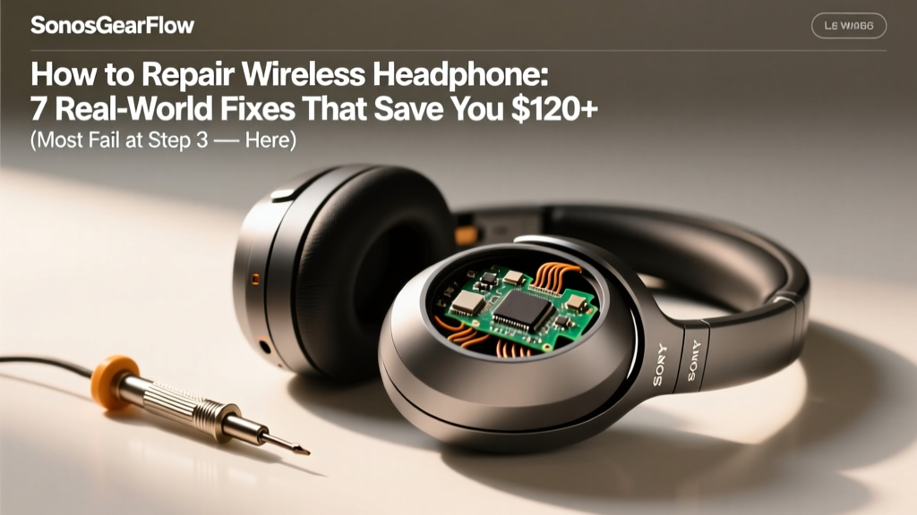 How to Repair Wireless Headphone: 7 Real-World Fixes That Save You $120+ (Most Fail at Step 3 — Here’s Why)