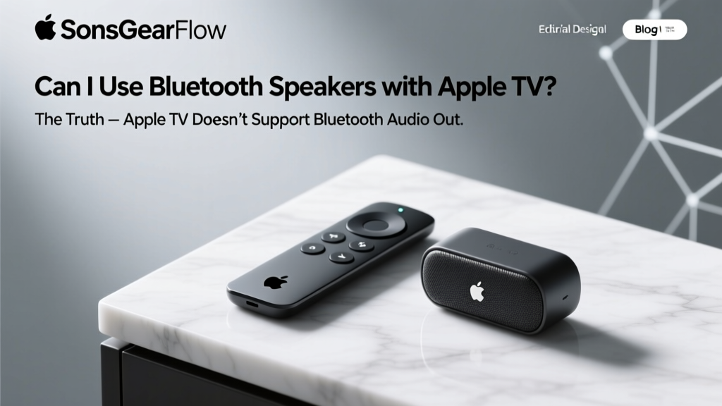 Can I Use Bluetooth Speakers with Apple TV? The Truth — Apple TV Doesn’t Support Bluetooth Audio Out (But Here’s Exactly How to Bypass It Without Losing Quality or Sync)