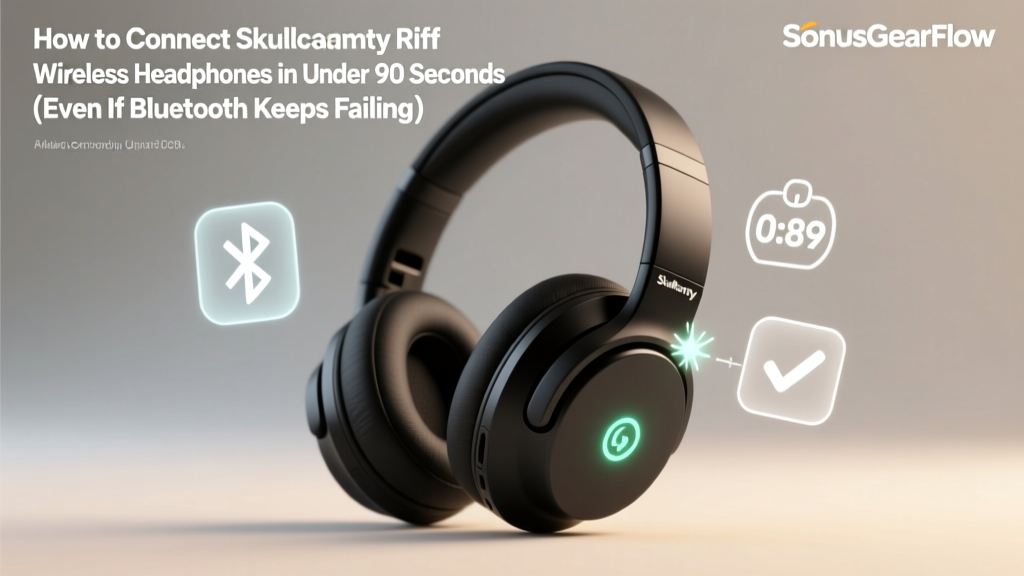 How to Connect Skullcandy Riff Wireless Headphones in Under 90 Seconds (Even If Bluetooth Keeps Failing or Your Device Won’t Recognize Them)