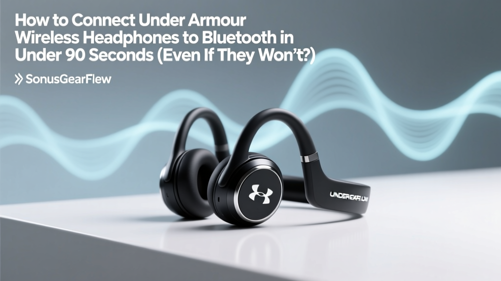 How to Connect Under Armour Wireless Headphones to Bluetooth in Under 90 Seconds (Even If They Won’t Pair or Keep Disconnecting)