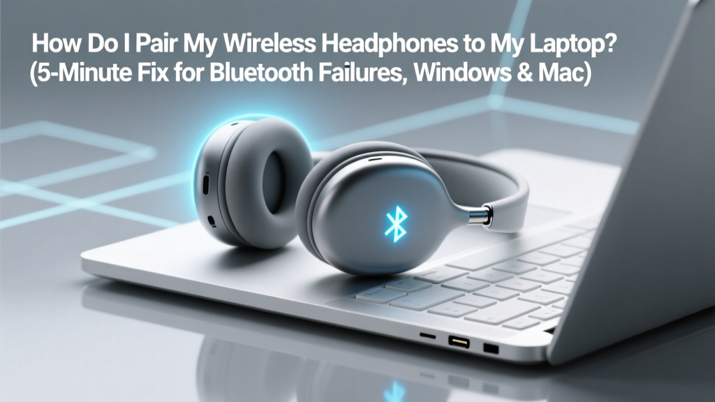 How Do I Pair My Wireless Headphones to My Laptop? (5-Minute Fix for Bluetooth Failures, Windows & Mac — No Tech Degree Required)