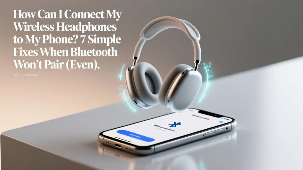 How Can I Connect My Wireless Headphones to My Phone? 7 Simple Fixes When Bluetooth Won’t Pair (Even If You’ve Tried Restarting)