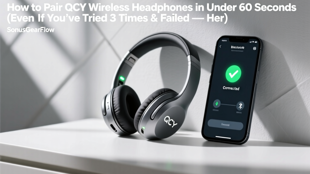 How to Pair QCY Wireless Headphones in Under 60 Seconds (Even If You’ve Tried 3 Times & Failed — Here’s the Exact Button Combo Your Model Needs)