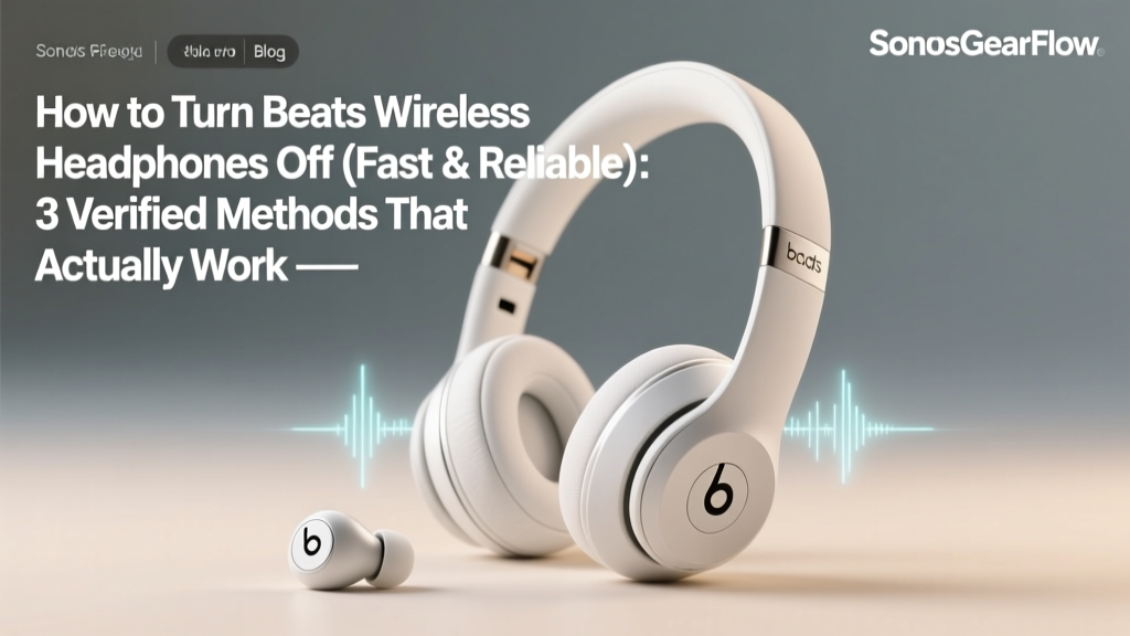 How to Turn Beats Wireless Headphones Off (Fast & Reliable): 3 Verified Methods That Actually Work — Plus Why the Power Button Sometimes Lies to You
