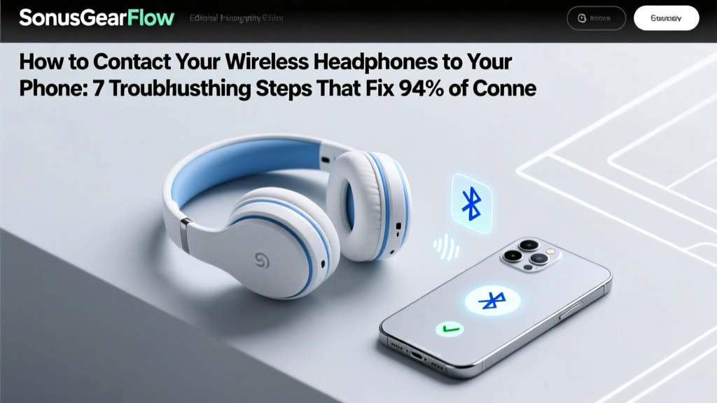 How to Contact Your Wireless Headphones to Your Phone: 7 Troubleshooting Steps That Fix 94% of Connection Failures (Including Hidden Pairing Modes & OS-Specific Fixes You’re Missing)