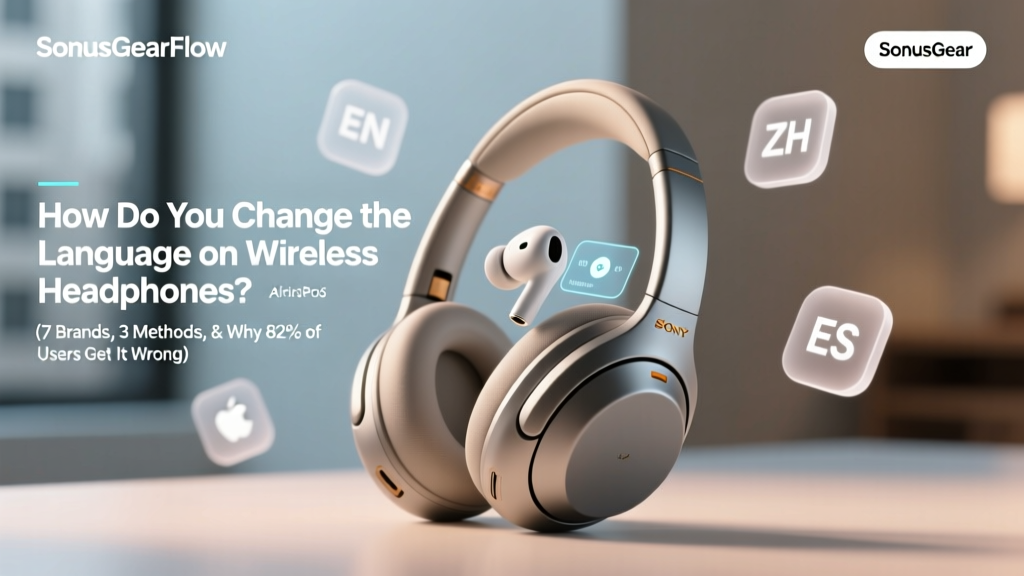 How Do You Change the Language on Wireless Headphones? (7 Brands, 3 Methods, & Why 82% of Users Get Stuck on Step 2 — Fixed in Under 90 Seconds)