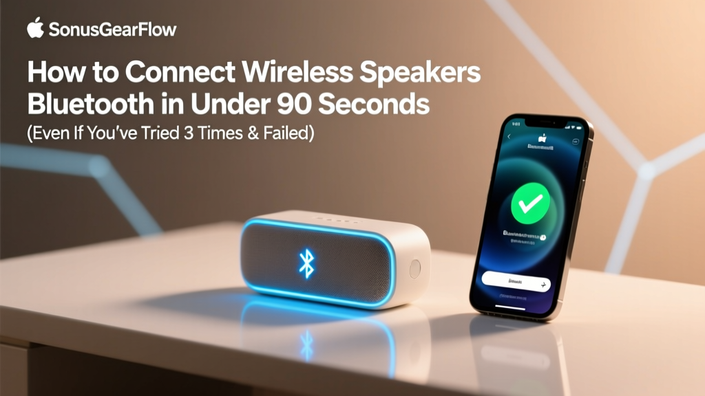 How to Connect Wireless Speakers Bluetooth in Under 90 Seconds (Even If You’ve Tried 3 Times & Failed — Here’s Why It’s Not Your Fault)