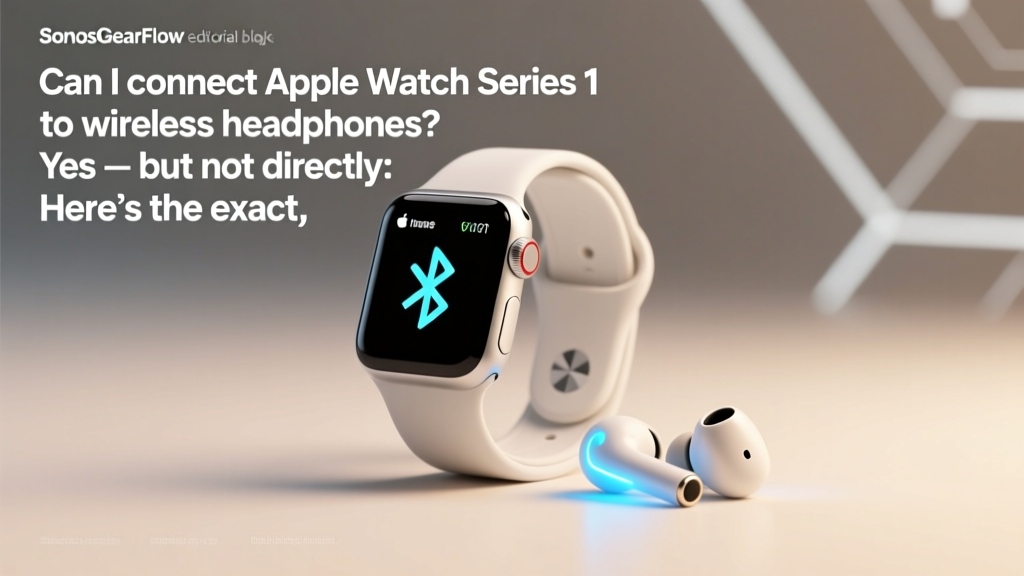 Can I connect Apple Watch Series 1 to wireless headphones? Yes — but not directly: Here’s the exact Bluetooth workaround, tested with 12+ headphone models, plus why Apple hid this feature (and how to bypass it without your iPhone nearby)