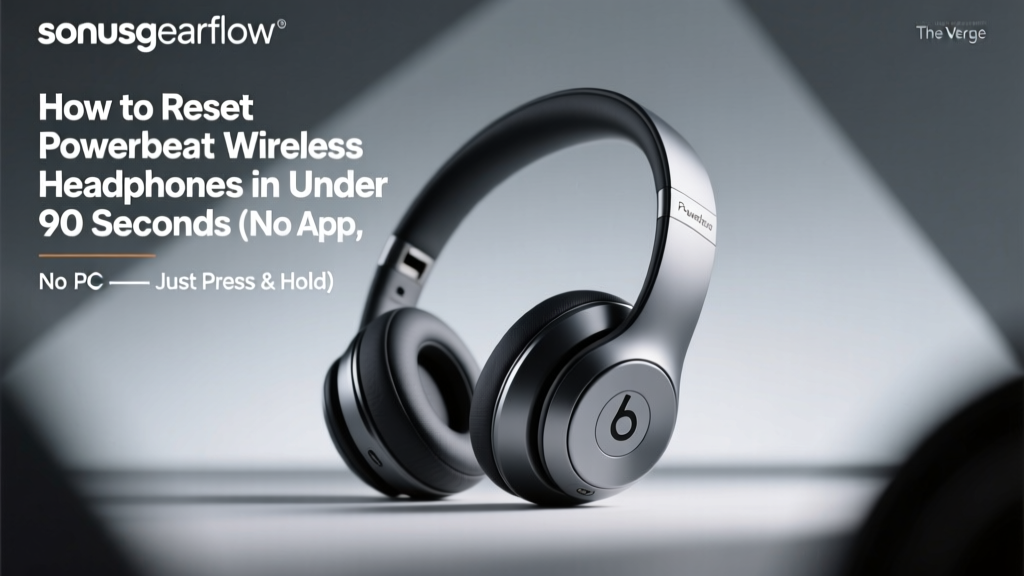 How to Reset Powerbeats Wireless Headphones in Under 90 Seconds (No App, No PC — Just Press & Hold the Right Way)