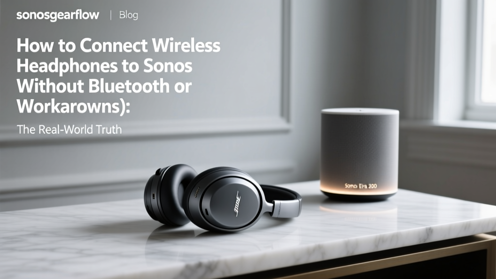 How to Connect Wireless Headphones to Sonos (Without Bluetooth or Workarounds): The Real-World Truth — Why Most Guides Fail, Which Models Actually Support It, and the 3 Verified Methods That Work in 2024