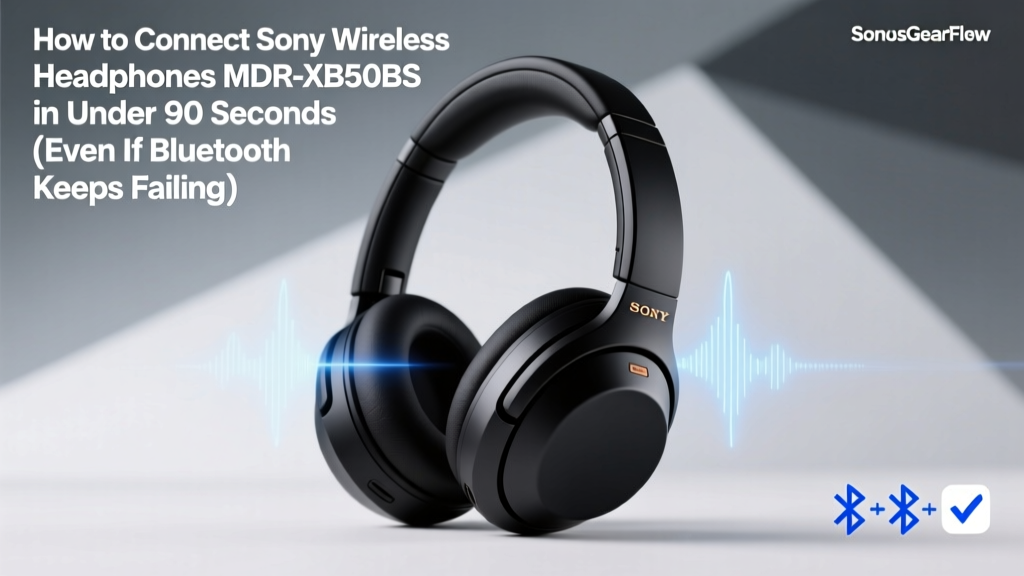 How to Connect Sony Wireless Headphones MDR-XB50BS in Under 90 Seconds (Even If Bluetooth Keeps Failing or Pairing Won’t Stick)