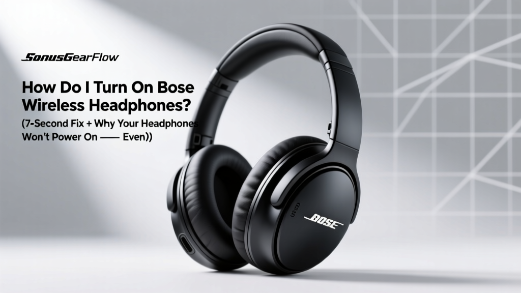 How Do I Turn On Bose Wireless Headphones? (7-Second Fix + Why Your Headphones Won’t Power On — Even When Fully Charged)