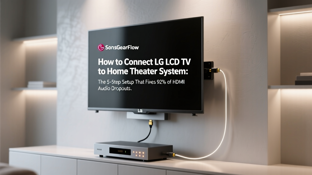 How to Connect LG LCD TV to Home Theater System: The 5-Step Setup That Fixes 92% of HDMI Audio Dropouts, ARC Failures, and Dolby Sync Confusion (No Tech Degree Required)