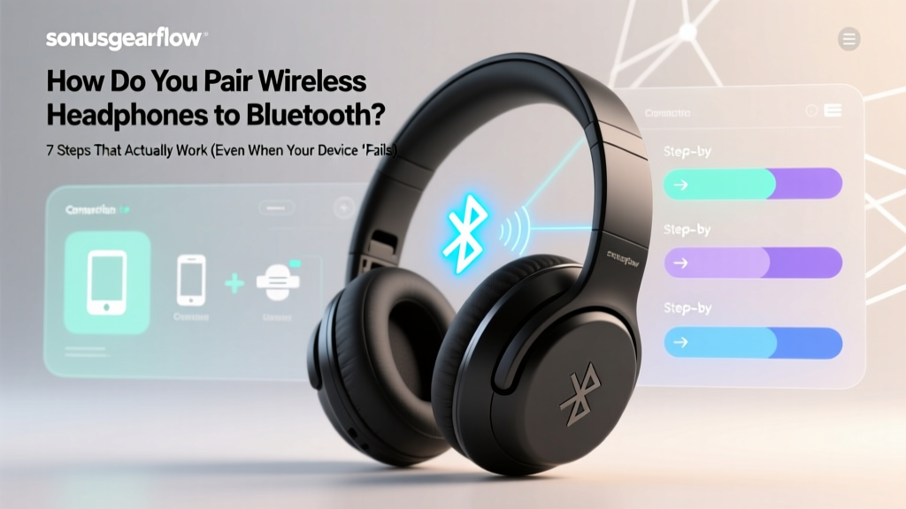 How Do You Pair Wireless Headphones to Bluetooth? 7 Steps That Actually Work (Even When Your Device Says 'Pairing Failed' — No Tech Degree Required)