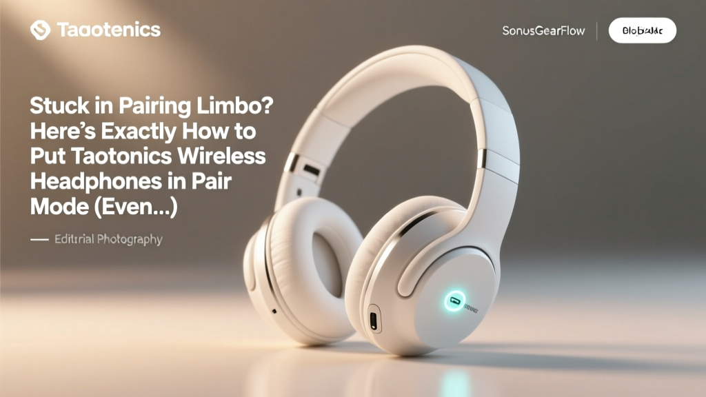 Stuck in Pairing Limbo? Here’s Exactly How to Put Taotronics Wireless Headphones in Pair Mode (Even If They Won’t Respond, Flash, or Connect — Step-by-Step with Real-Time Troubleshooting)