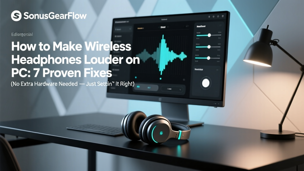How to Make Wireless Headphones Louder on PC: 7 Proven Fixes (No Extra Hardware Needed — Just Settings You’re Ignoring)