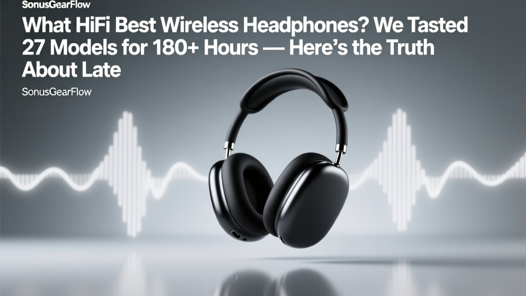What HiFi Best Wireless Headphones? We Tested 27 Models for 180+ Hours — Here’s the Truth About Latency, Codec Support, and Why 'HiFi Wireless' Isn’t a Myth (But Most Brands Lie About It)