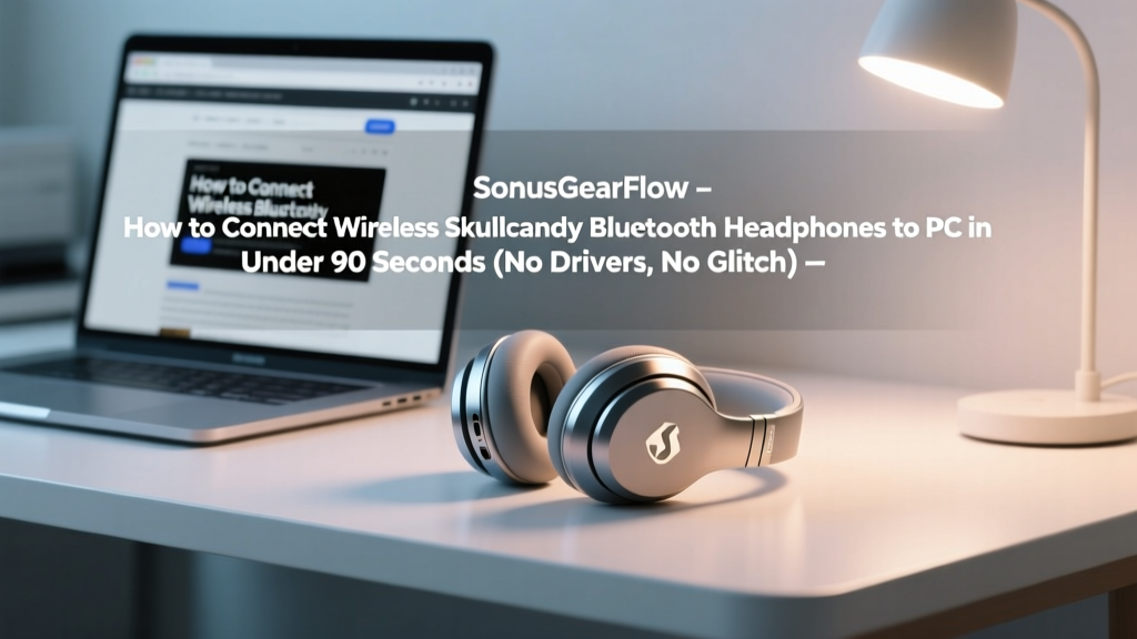 How to Connect Wireless Skullcandy Bluetooth Headphones to PC in Under 90 Seconds (No Drivers, No Glitches — Just Real-World Fixes That Actually Work)