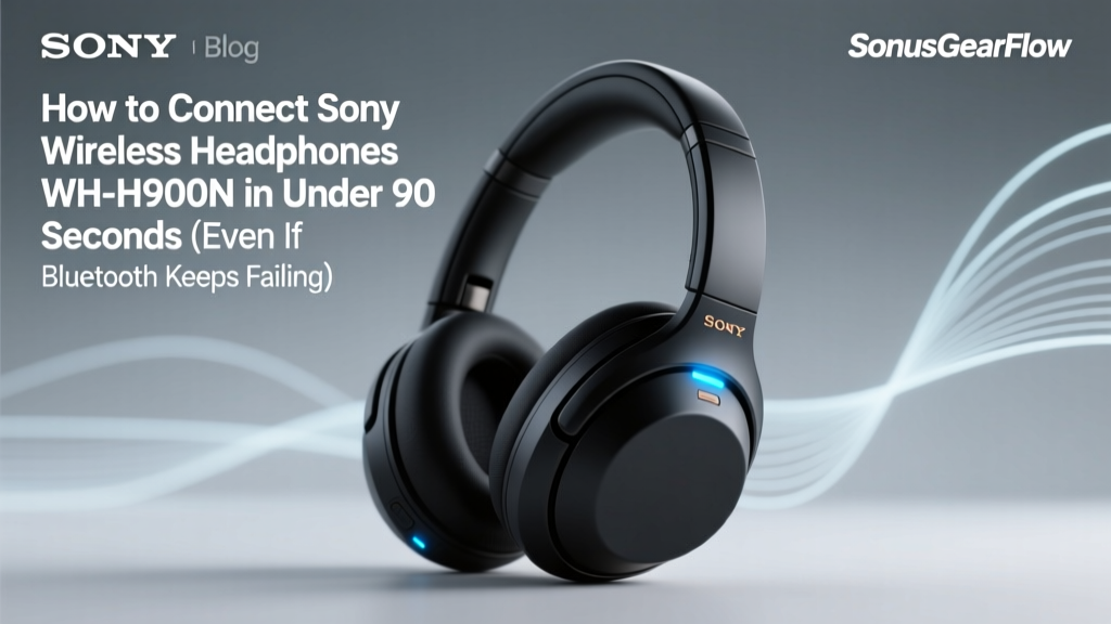 How to Connect Sony Wireless Headphones WH-H900N in Under 90 Seconds (Even If Bluetooth Keeps Failing or Your Device Won’t Recognize Them)