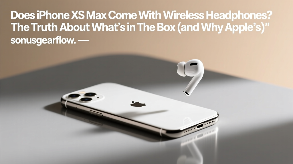 Does iPhone XS Max Come With Wireless Headphones? The Truth About What’s in the Box (and Why Apple’s $29 AirPods Are the Real Deal)
