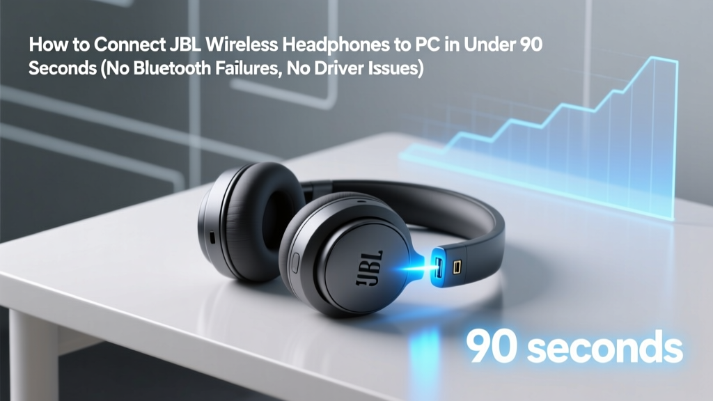 How to Connect JBL Wireless Headphones to PC in Under 90 Seconds (No Bluetooth Failures, No Driver Confusion, No Audio Lag — Just Clear, Reliable Sound Every Time)
