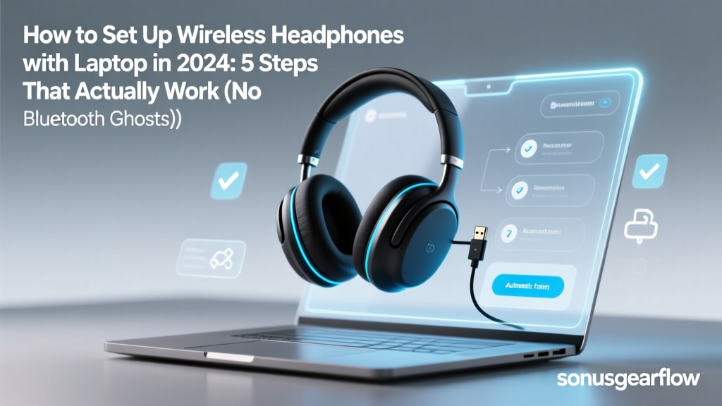 How to Set Up Wireless Headphones with Laptop in 2024: 5 Steps That Actually Work (No Bluetooth Ghosting, No Driver Hell, No 'Device Not Found' Panic)