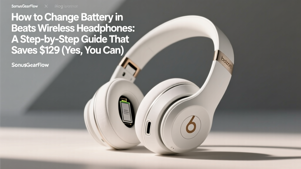How to Change Battery in Beats Wireless Headphones: A Step-by-Step Guide That Saves $129 (Yes, You *Can* Do It Without Voiding Warranty—or Ruining Your Headphones)