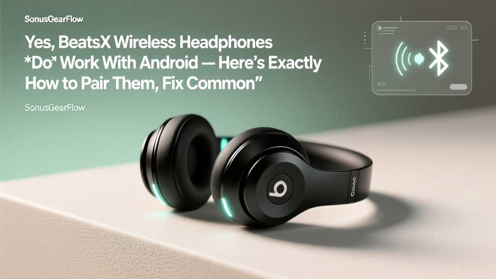 Yes, BeatsX Wireless Headphones *Do* Work With Android — Here’s Exactly How to Pair Them, Fix Common Connection Failures, and Unlock Full Features (No Apple Device Required)