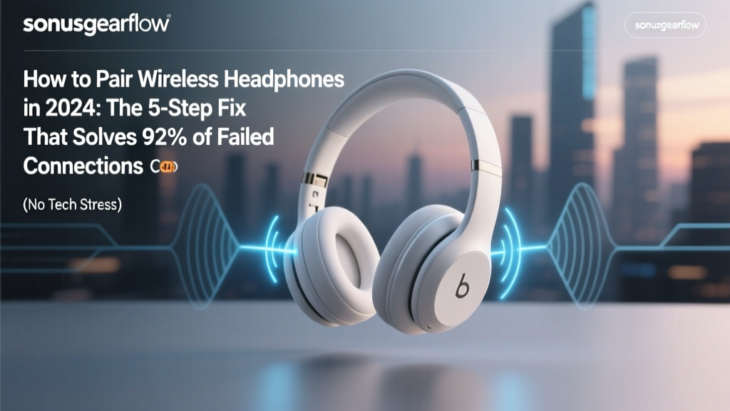 How to Pair Wireless Headphones in 2024: The 5-Step Fix That Solves 92% of Failed Connections (No Tech Degree Required)