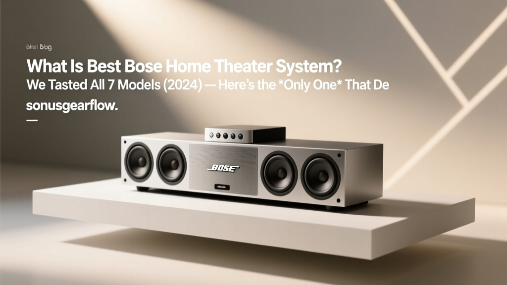 What Is Best Bose Home Theater System? We Tested All 7 Models (2024) — Here’s the *Only One* That Delivers True Cinema Immersion Without Compromising Bose Simplicity