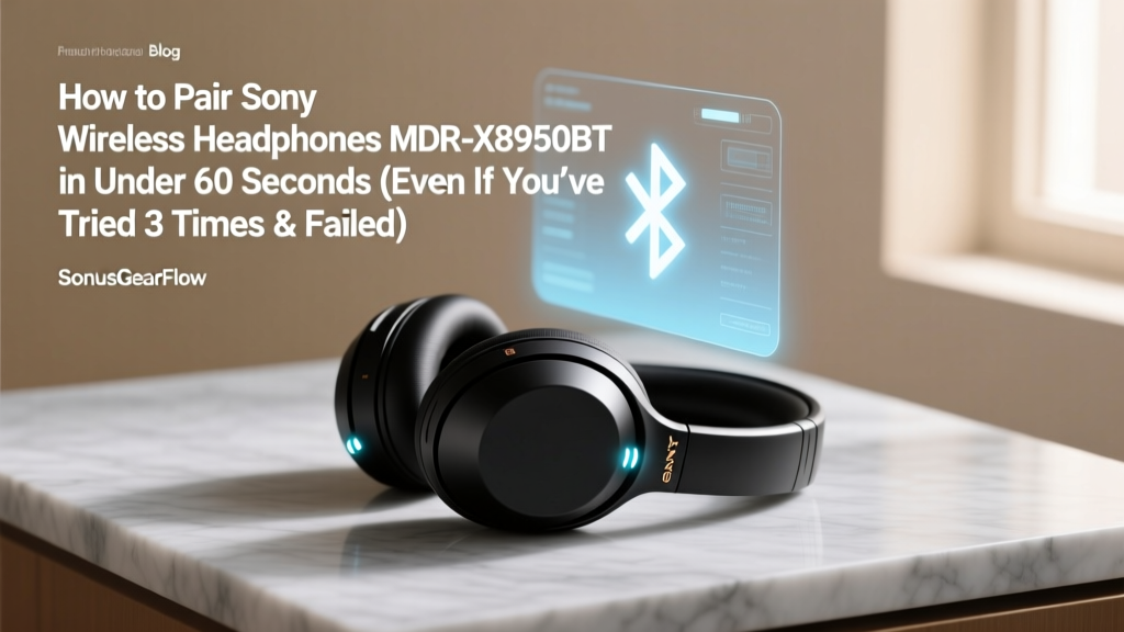 How to Pair Sony Wireless Headphones MDR-X8950BT in Under 60 Seconds (Even If You’ve Tried 3 Times & Failed — Here’s the Exact Button Combo That Resets the Bluetooth Stack)