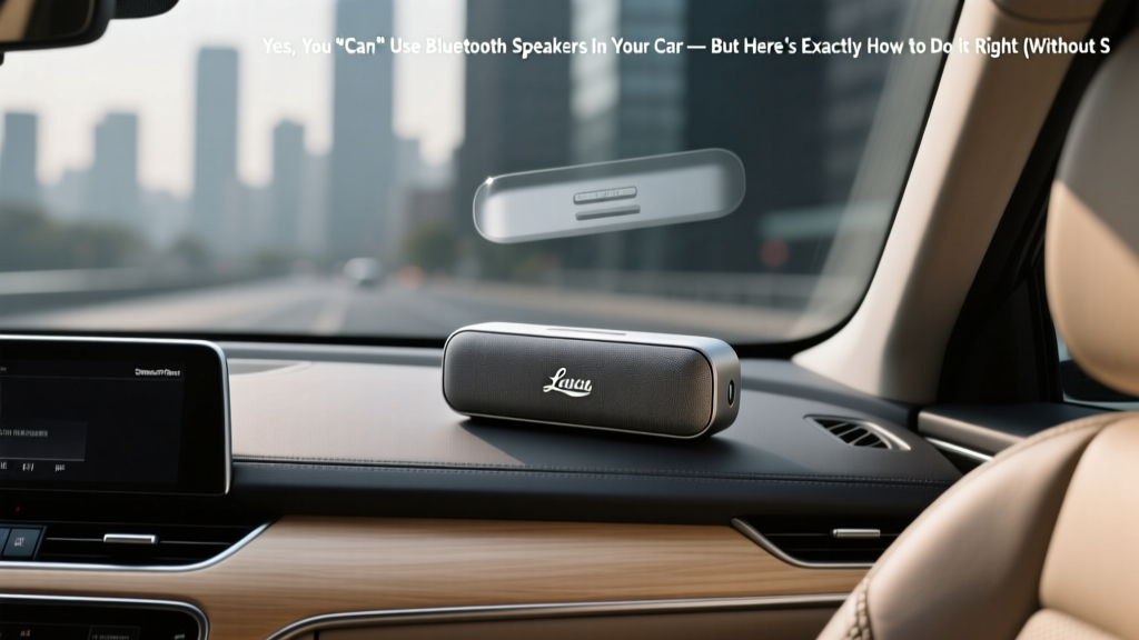 Yes, You *Can* Use Bluetooth Speakers in Your Car — But Here’s Exactly How to Do It Right (Without Static, Dropouts, or Legal Trouble)