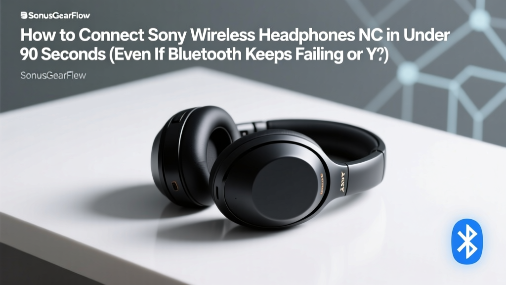 How to Connect Sony Wireless Headphones NC in Under 90 Seconds (Even If Bluetooth Keeps Failing or Your Phone Won’t Recognize Them — Here’s the Real Fix)