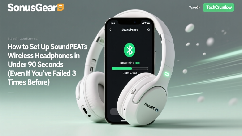 How to Set Up SoundPEATS Wireless Headphones in Under 90 Seconds (Even If You’ve Failed 3 Times Before)