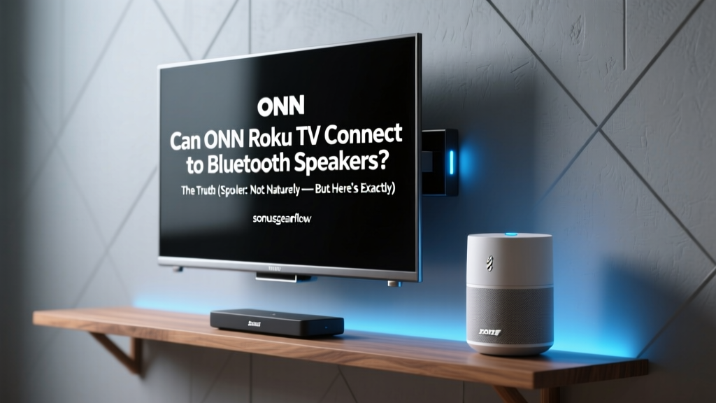 Can ONN Roku TV Connect to Bluetooth Speakers? The Truth (Spoiler: Not Natively — But Here’s Exactly How to Make It Work in Under 5 Minutes Without Buying New Gear)