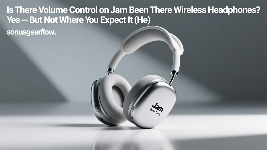 Is There Volume Control on Jam Been There Wireless Headphones? Yes — But Not Where You Expect It (Here’s Exactly How to Adjust It Without Frustration or Glitches)