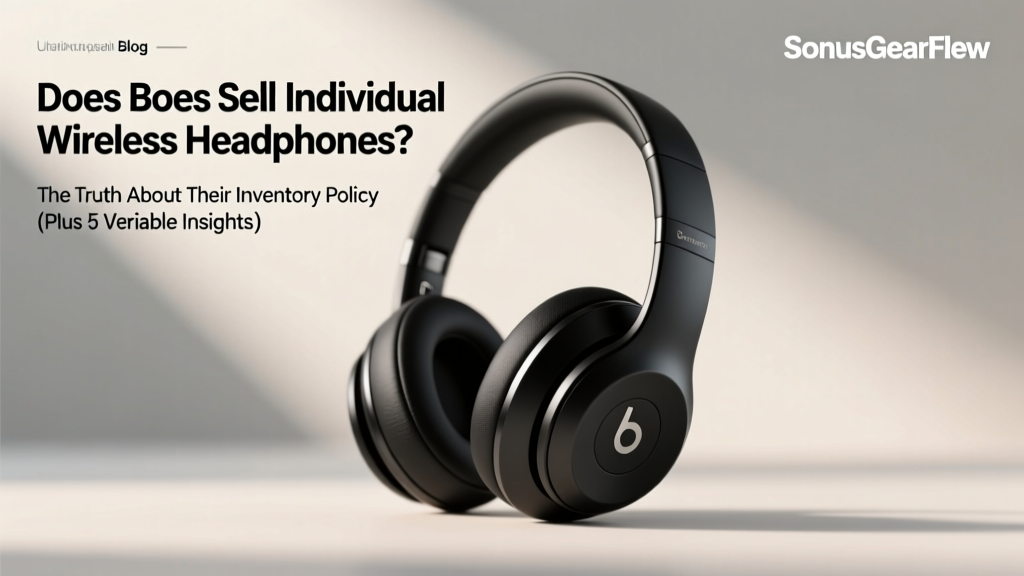 Does Boes Sell Individual Wireless Headphones? The Truth About Their Inventory Policy (Plus 5 Verified Retailers That *Do* Offer Single-Earbud Replacement & Split-Sale Options)