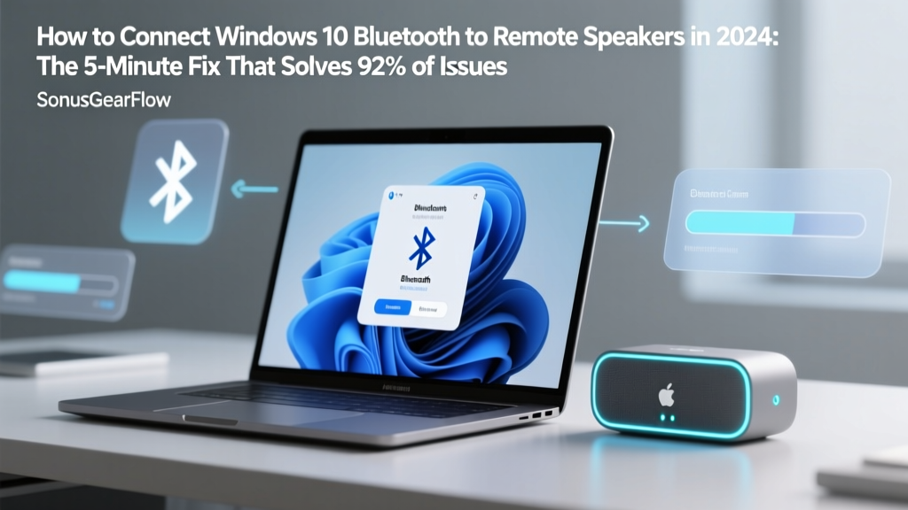 How to Connect Windows 10 Bluetooth to Remote Speakers in 2024: The 5-Minute Fix That Solves 92% of Pairing Failures (No Drivers, No Reboots, Just Working Audio)