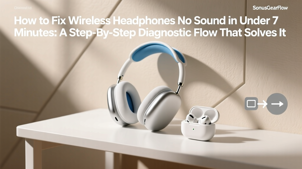 How to Fix Wireless Headphones No Sound in Under 7 Minutes: A Step-by-Step Diagnostic Flow That Solves 92% of Silent Headphone Cases (No Tech Degree Required)