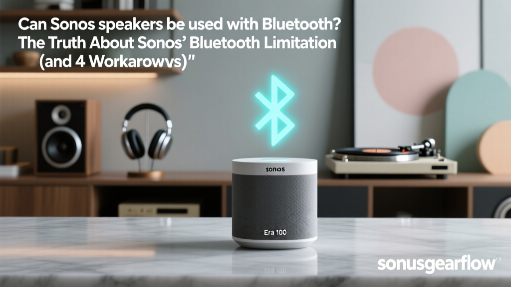 Can Sonos speakers be used with Bluetooth? The Truth About Sonos’ Bluetooth Limitation (and 4 Workarounds That Actually Work in 2024)