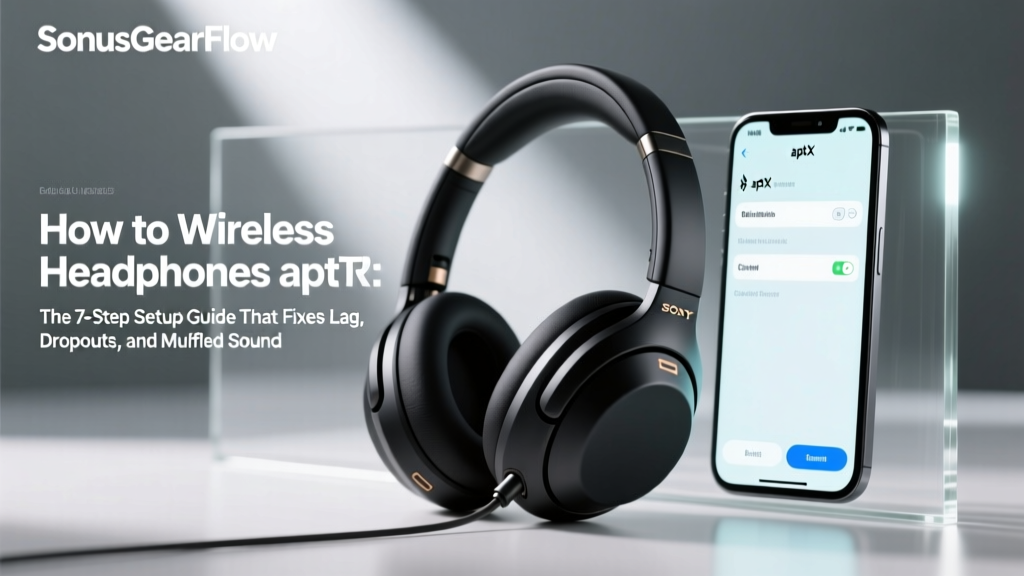 How to Wireless Headphones aptX: The 7-Step Setup Guide That Fixes Lag, Dropouts, and Muffled Sound (Even If Your Phone Says 'aptX' But Sounds Like AM Radio)