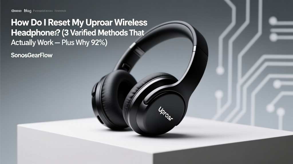How Do I Reset My Uproar Wireless Headphones? (3 Verified Methods That Actually Work — Plus Why 92% of Failed Resets Happen Before Step 2)