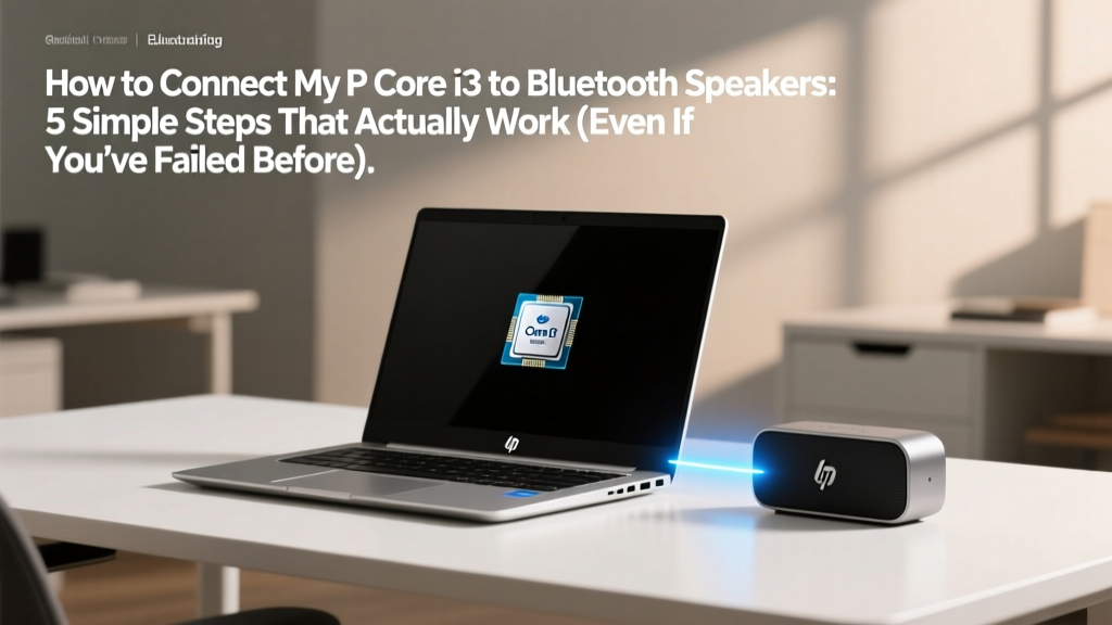 How to Connect My HP Core i3 to Bluetooth Speakers: 5 Simple Steps That Actually Work (Even If You’ve Tried & Failed 3 Times)